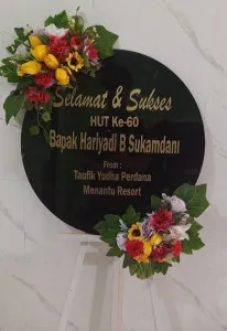 Papan Akrilik Ucapan Ulang Tahun Lingga
